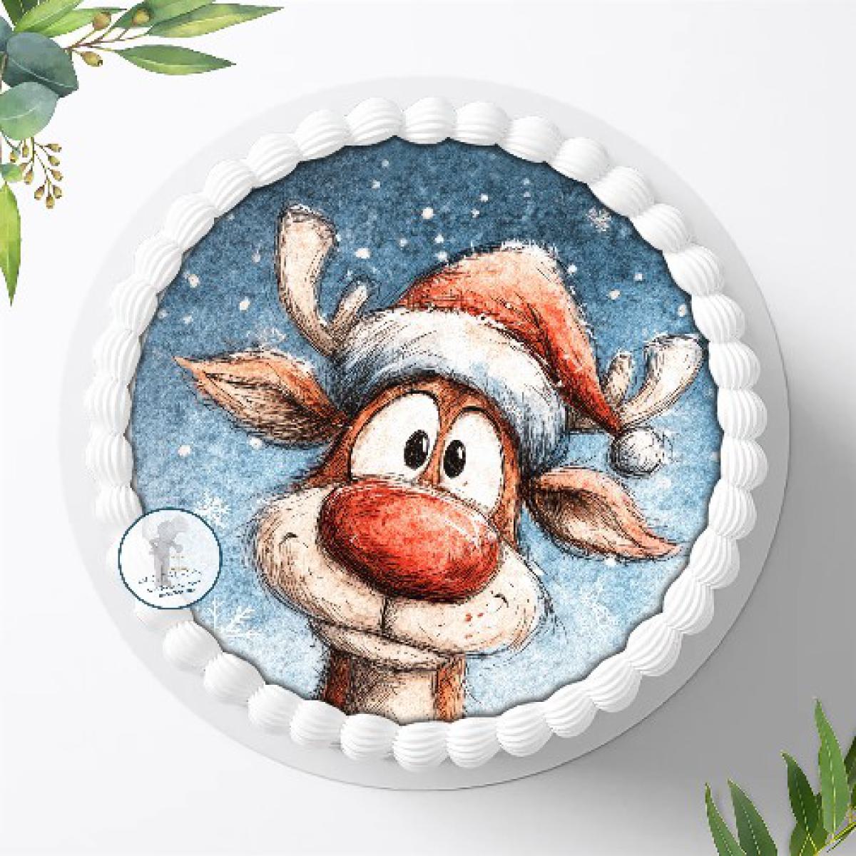 Weihnachs Tortenaufleger Ø 20cm, 2923z